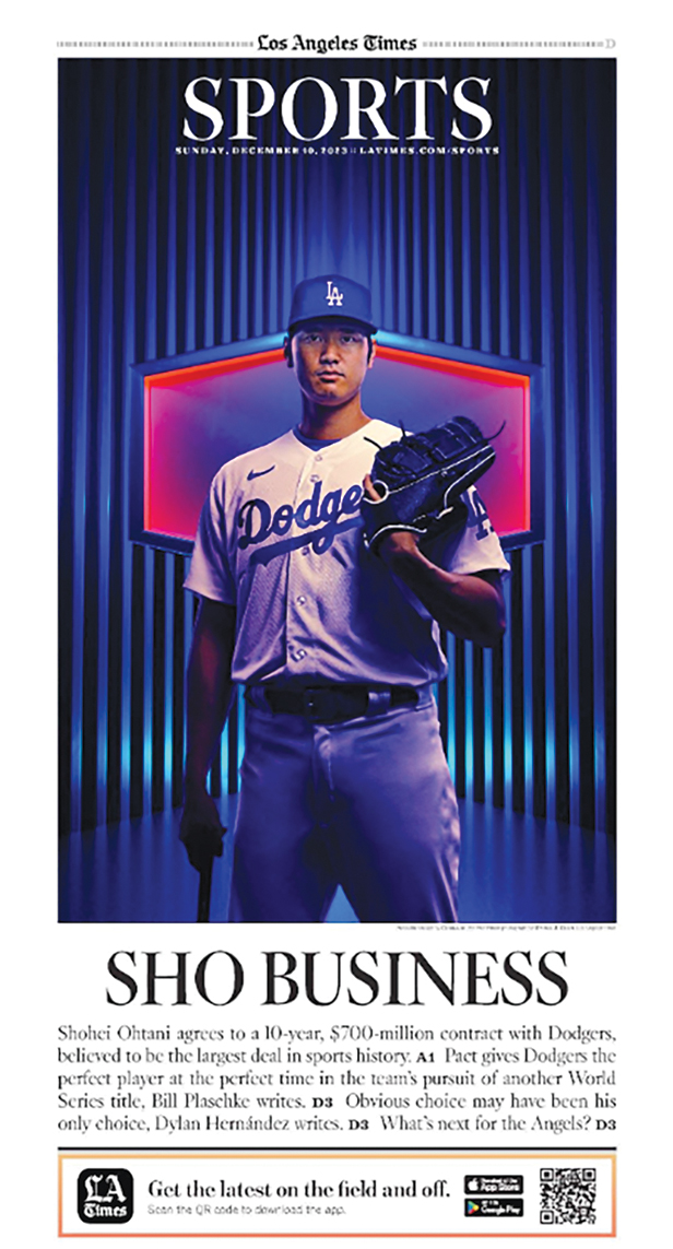 New19-大谷翔平 A4ポスター MLB ロサンゼルス・ドジャース-